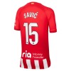 Maglia ufficiale Atlético Madrid Savic 15 Casa 2023-24 per Bambino